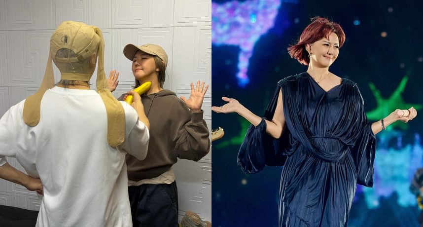 搶劫 10 張門票！周星馳絲襪套頭「挾持」孫燕姿　拿香蕉當武器樂喊：「我不難過了」　　